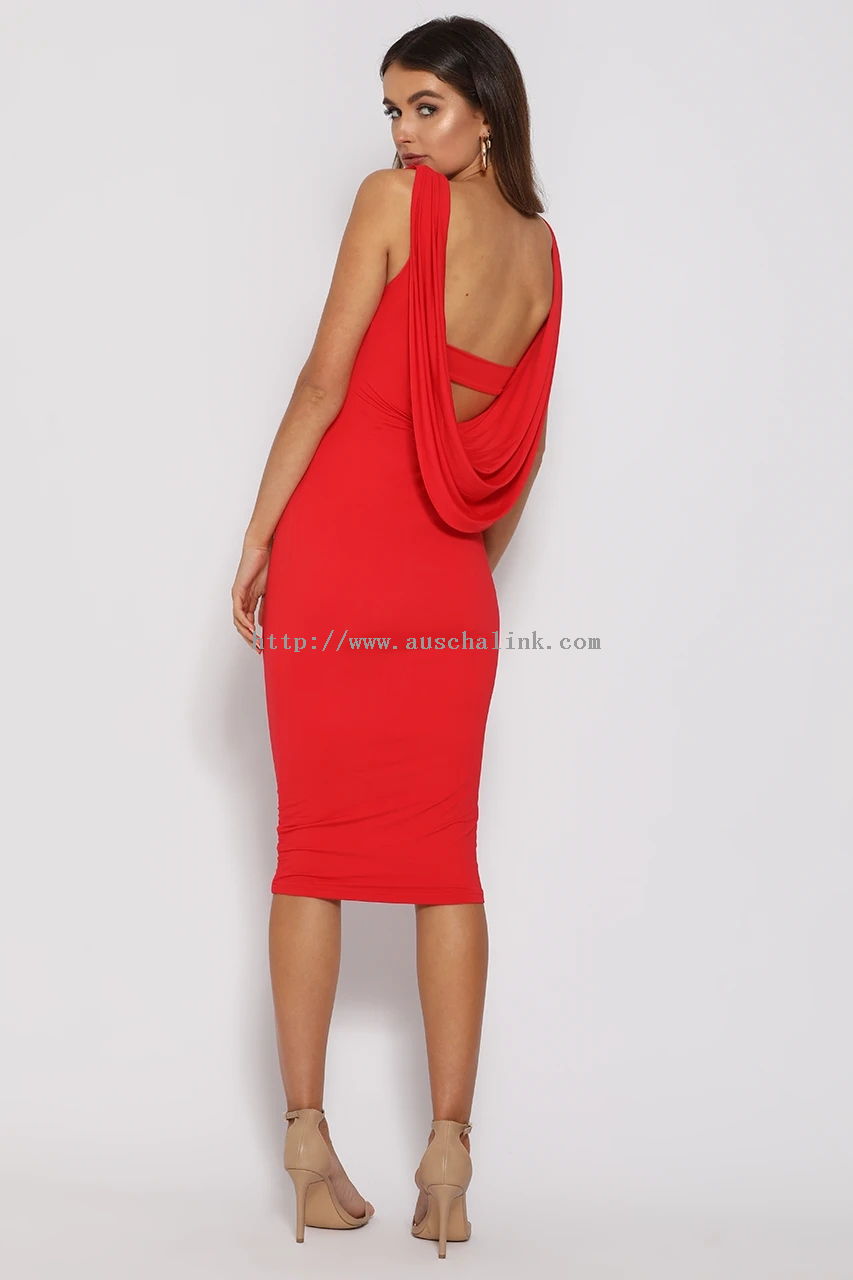 FLAME DRESS-RED