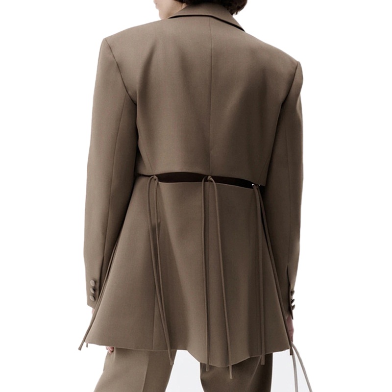 Ladies Suit Oversized Coat Long Sleeve Woman Blazer Jacket